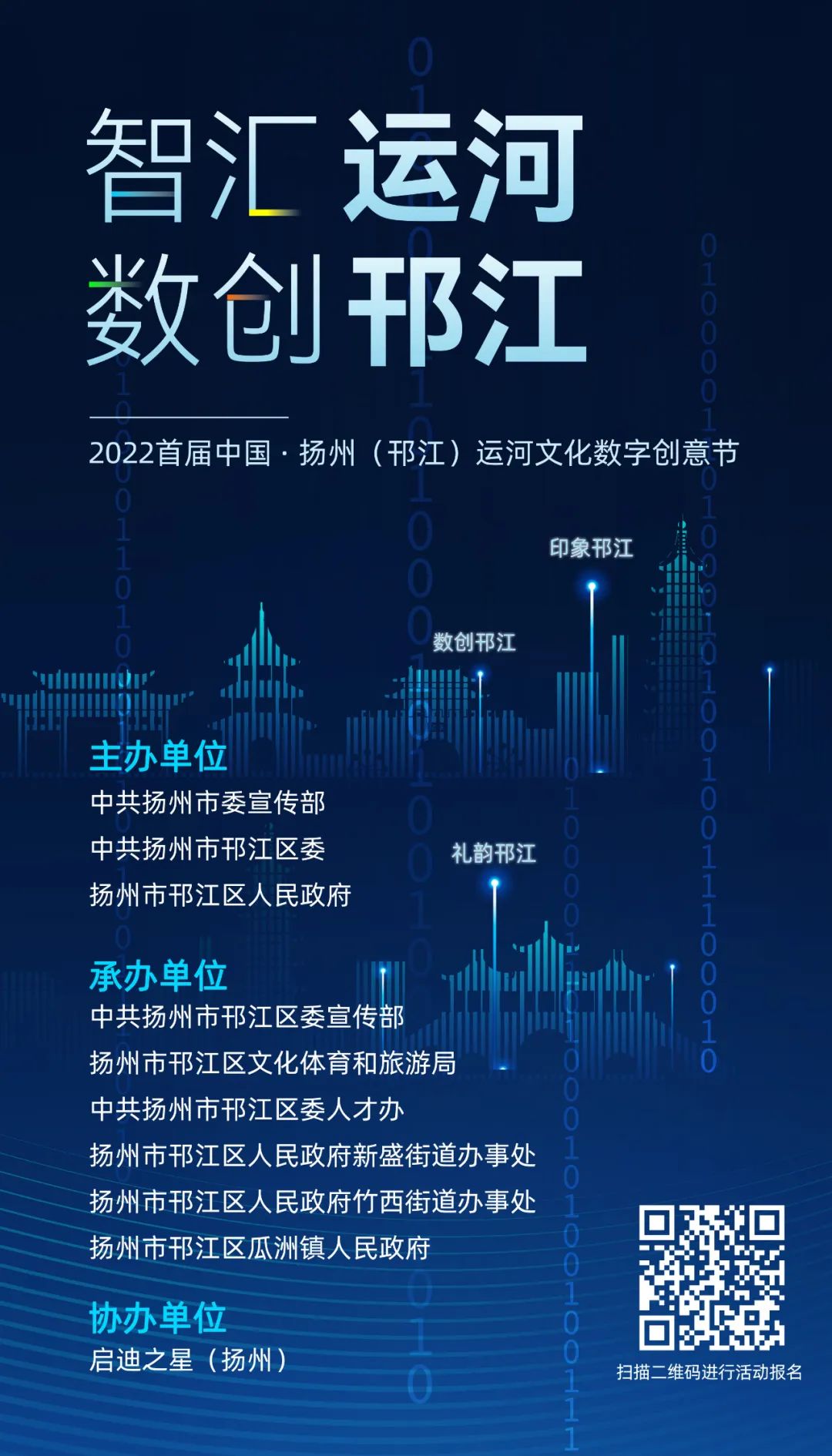 2022首届中国·扬州（邗江）运河文化数字创意节文创设计作品征集(图1)